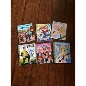 6 Kids Books Bundle – Minecraft, Spider-Man, Taylor Swift, BTS & Wicked